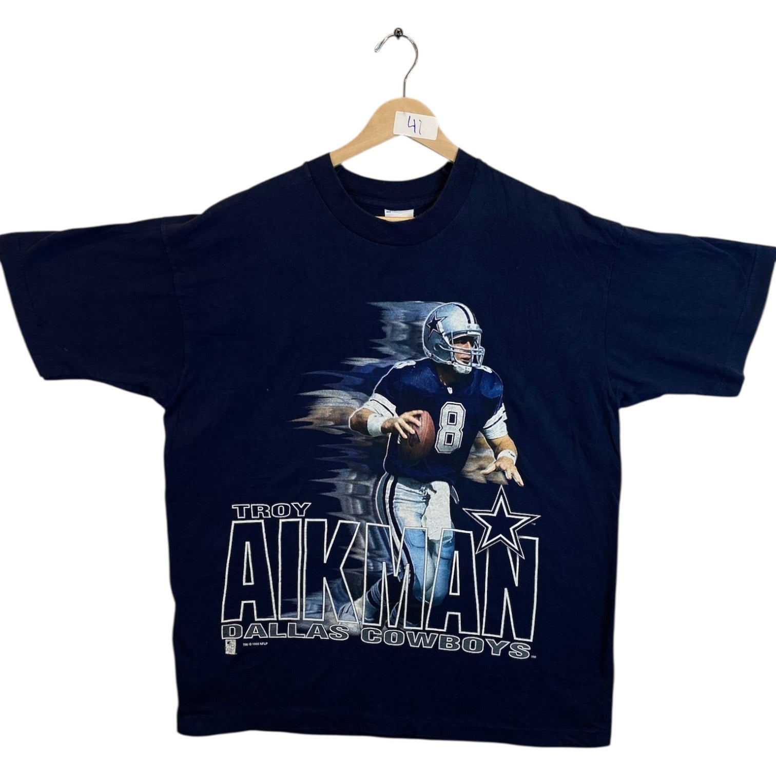 Vintage Troy Aikman Dallas Cowboys NFL T-Shirt