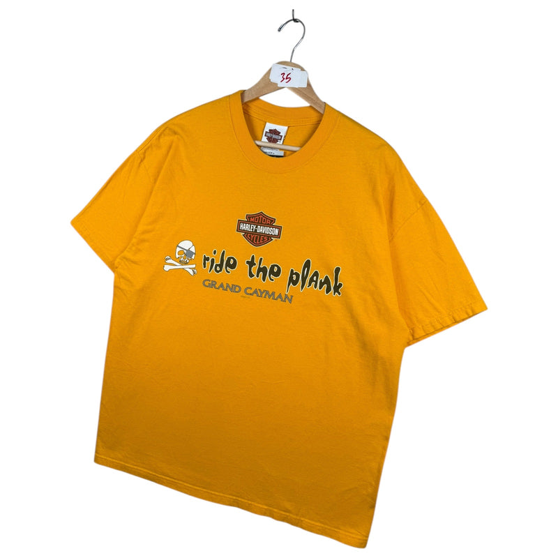 Vintage Harley Davidson Grand Cayman Pirate T-Shirt