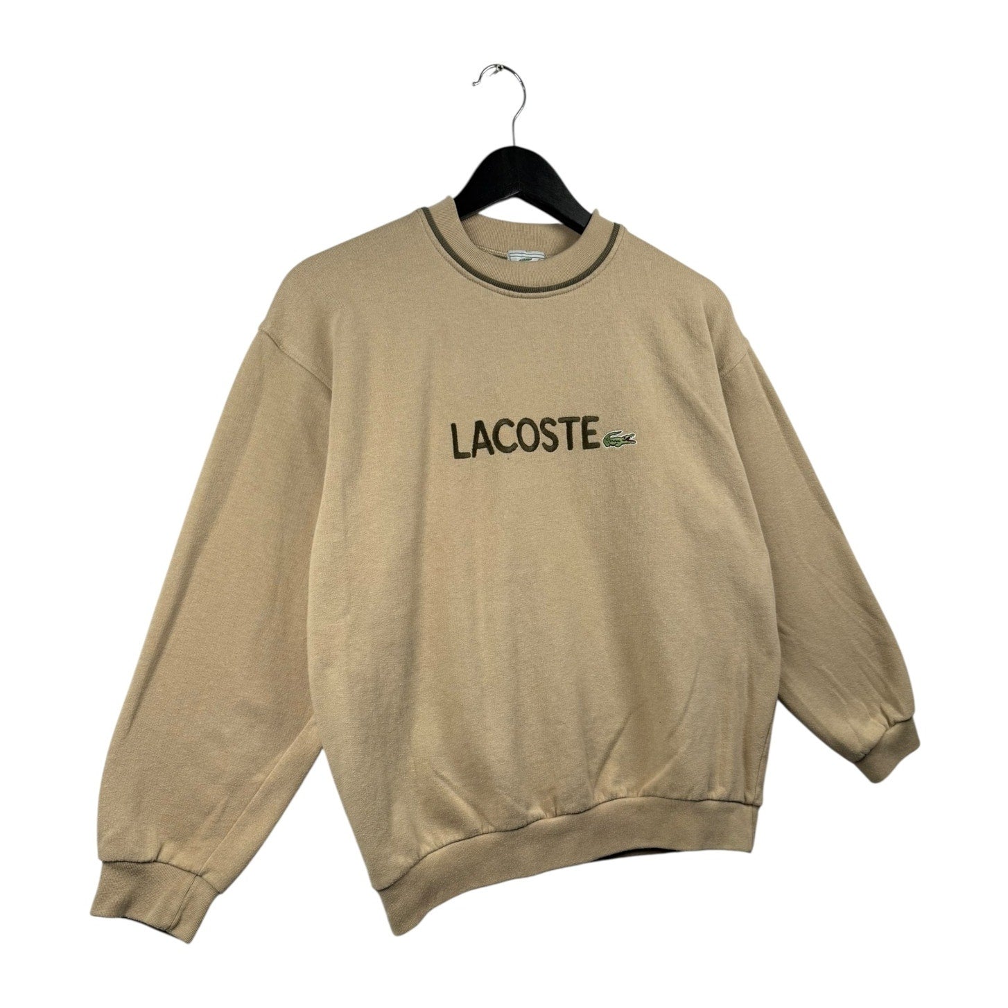 Vintage Lacoste Spellout Logo Crewneck