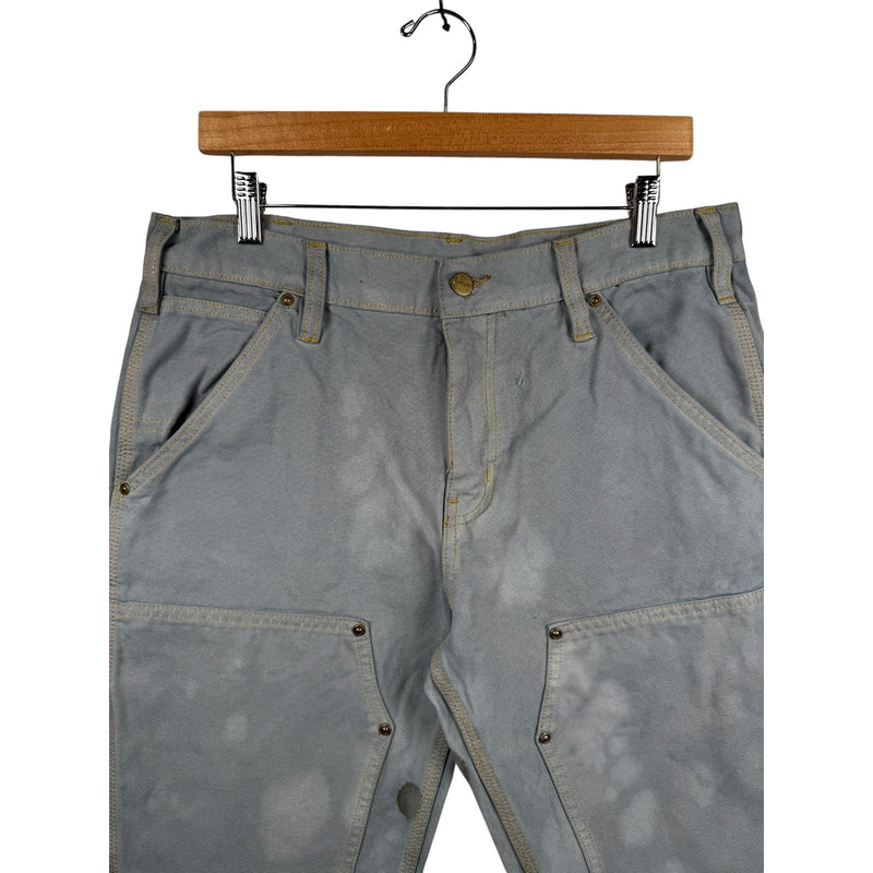 Vintage Carhartt Utility Cargo Denim Shorts 34