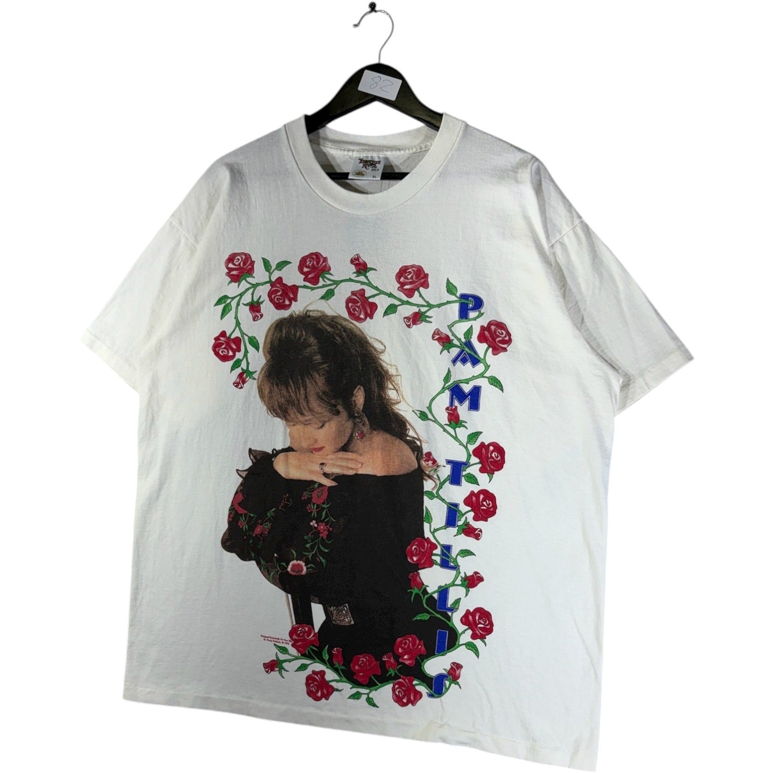 Vintage Pam Tillis Graphic Roses T-Shirt