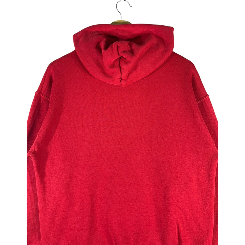 Vintage Boston University Embroidered Spellout Hoodie