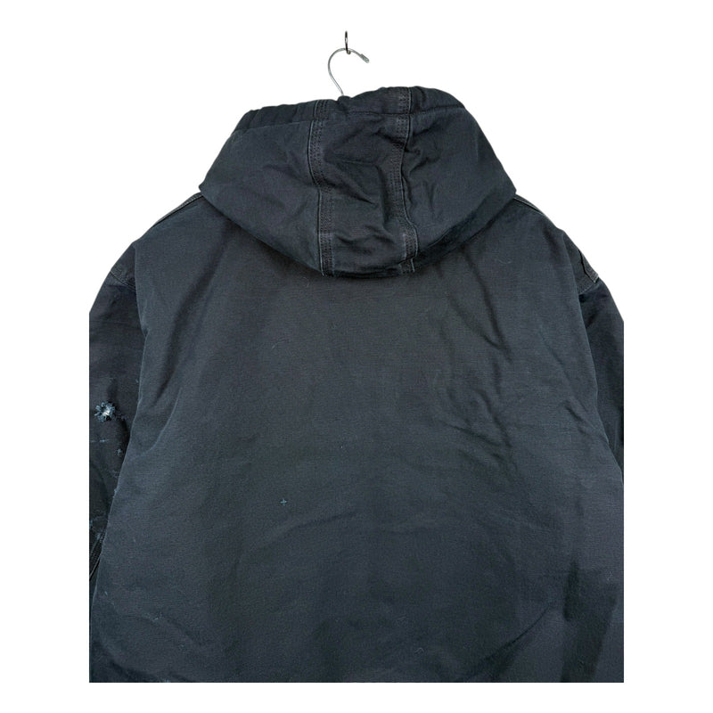 Vintage Carhartt Distressed Full Zip Hoodie