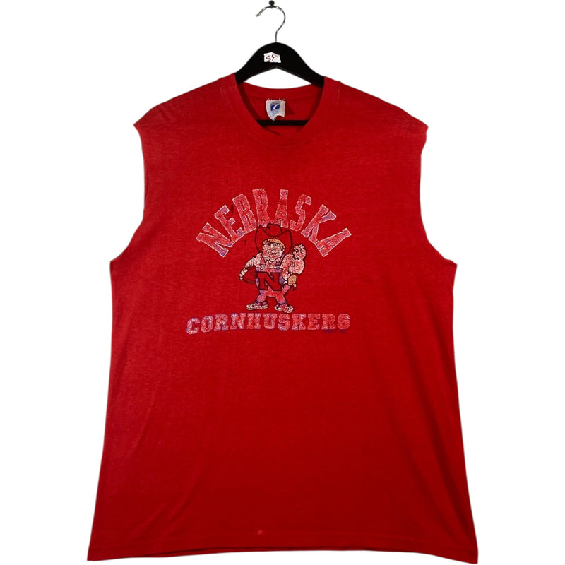 Vintage Logo 7 Nebraska Cornhuskers Tank Top