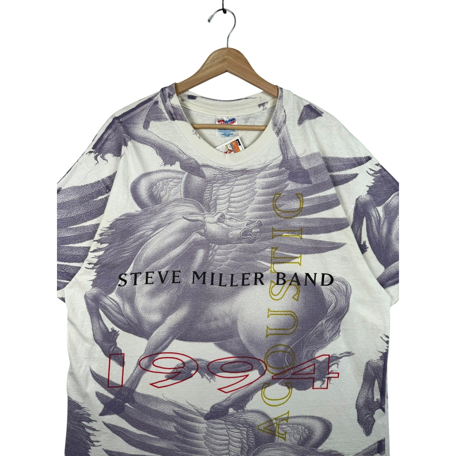 Vintage AOP Steve Miller Band Acoustic T-Shirt 1994