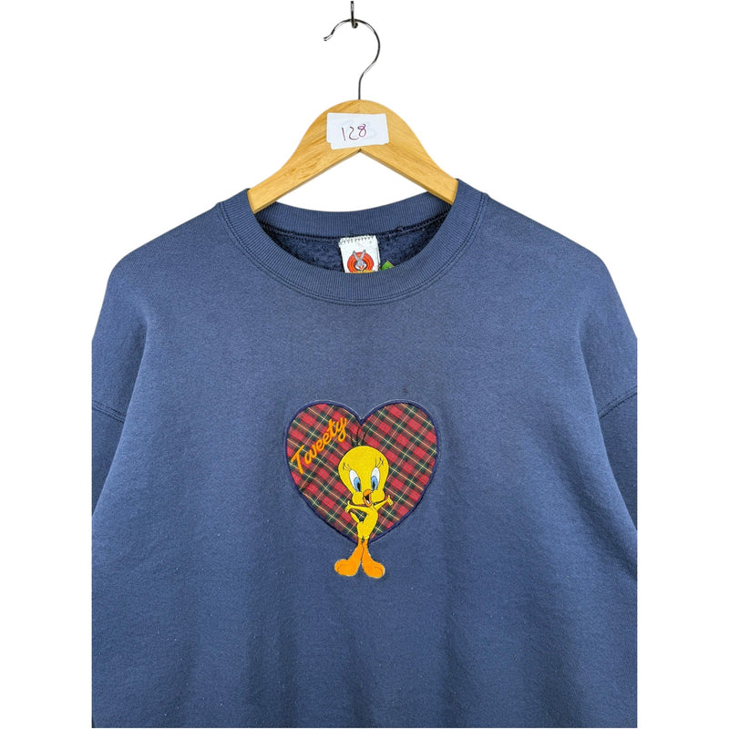 Vintage Looney Tunes Tweety Bird Women's Crewneck