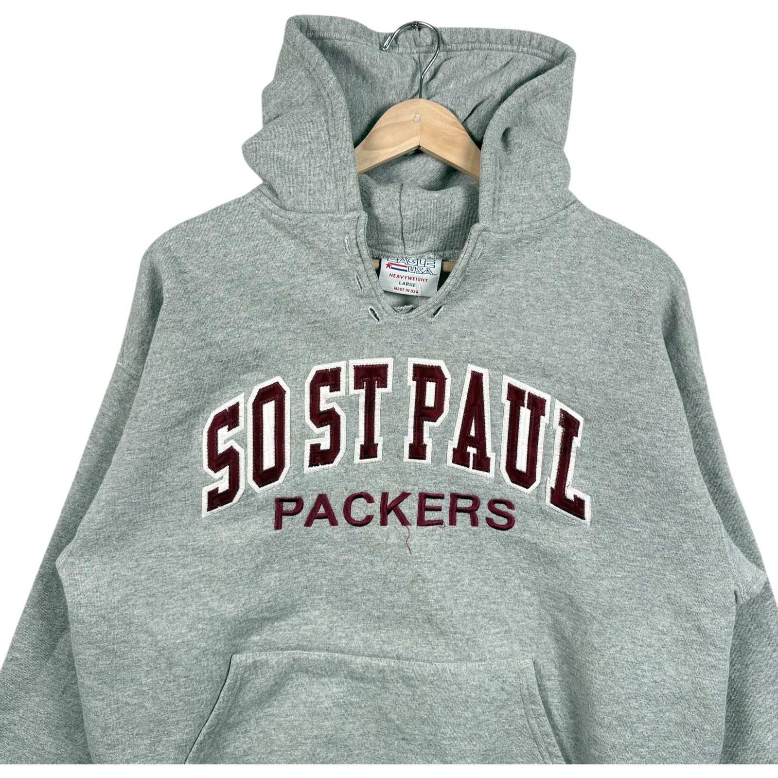 Vintage South St. Paul HS Packers Arch Spellout Hoodie