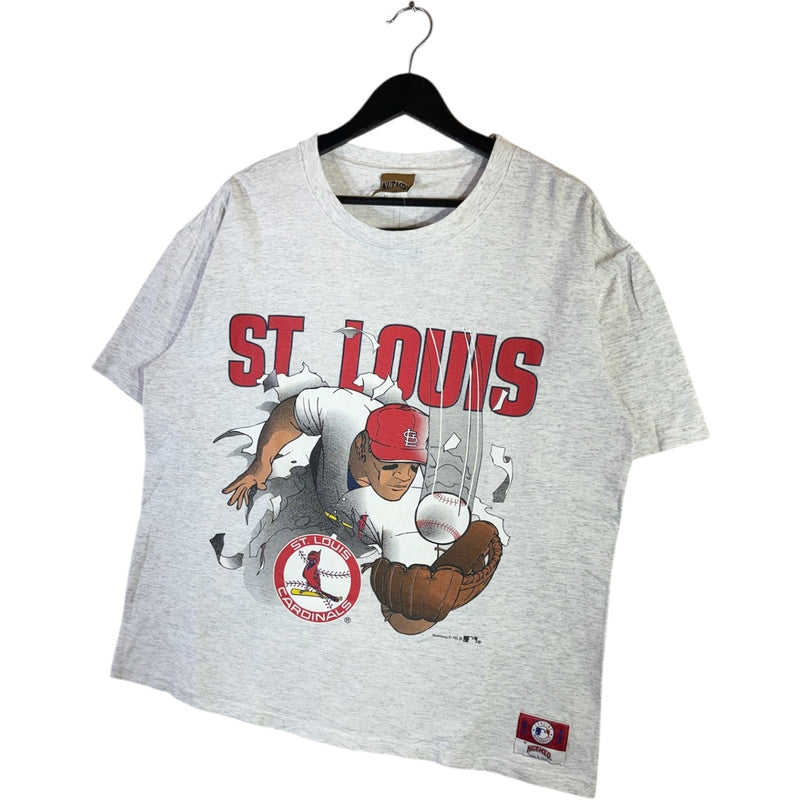 Vintage St. Louis Cardinals MLB Cartoon T-Shirt