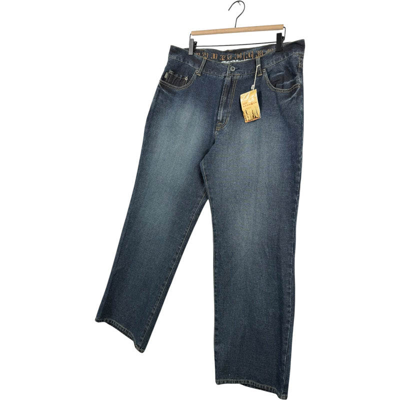 Vintage NWT Parts Faded Straight Leg Denim Jeans 36x30