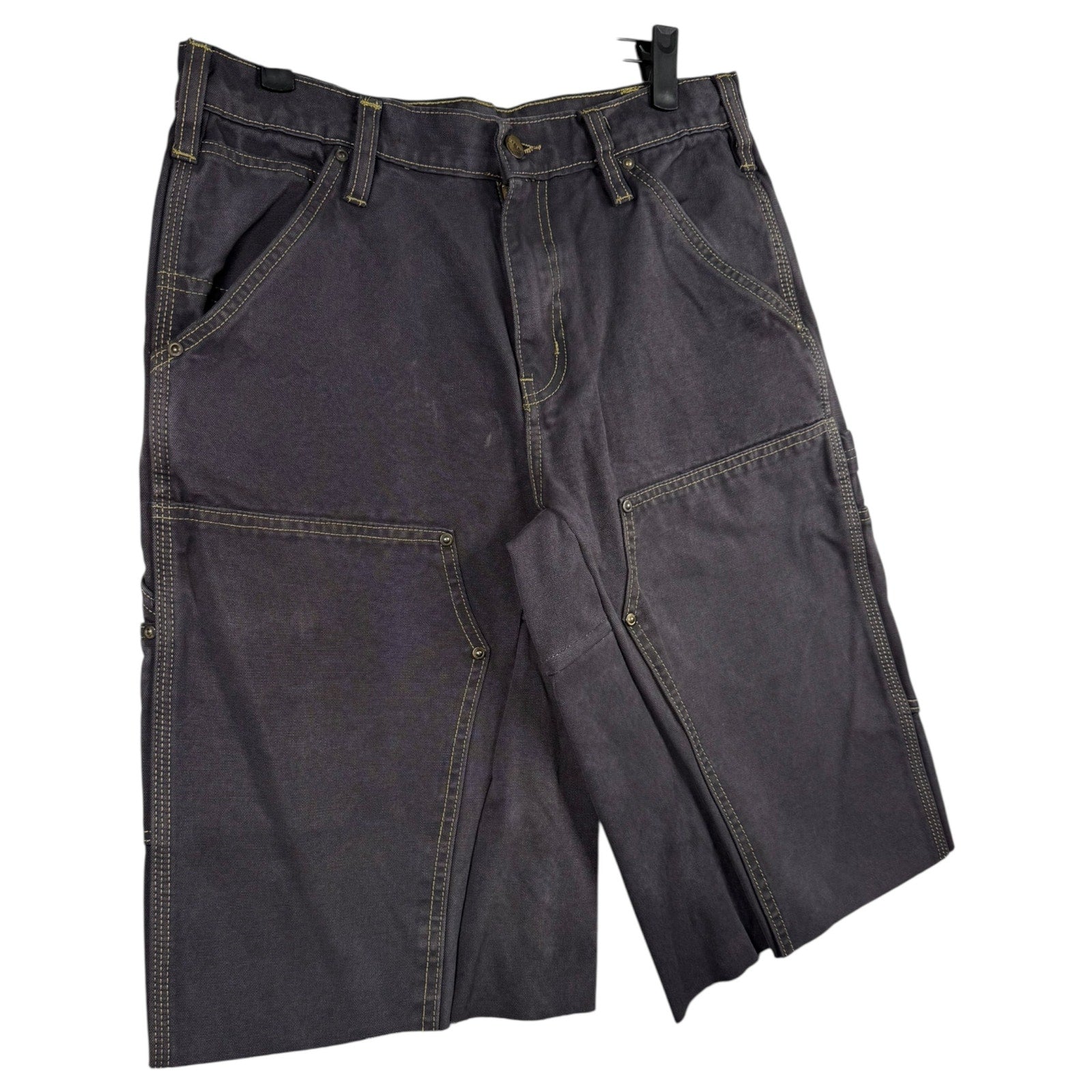 Vintage Carhartt Relaxed Raw Hem Carpenter Shorts 32