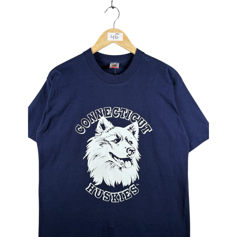 Vintage University Of Connecticut Huskies T-Shirt