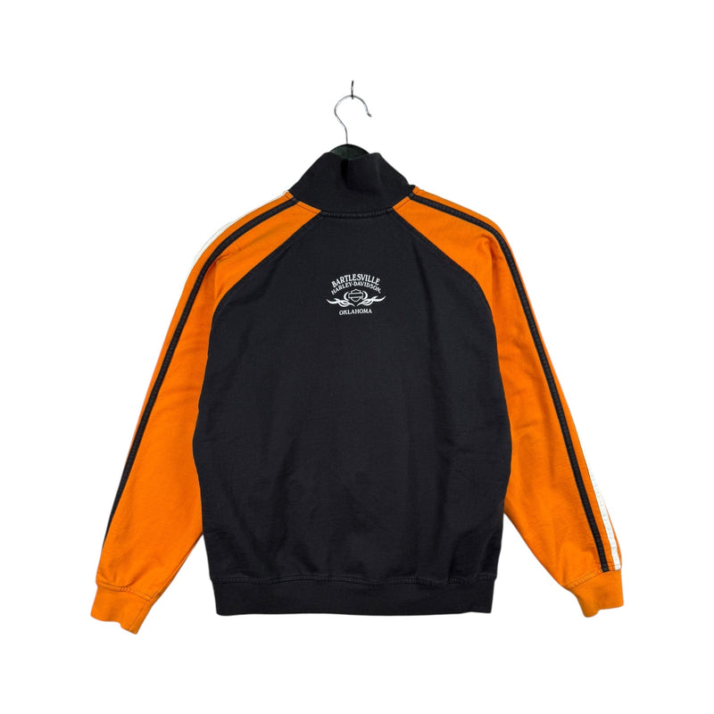 Vintage Harley Davidson Motorcycles Bartlesville Oklahoma Bomber Jacket