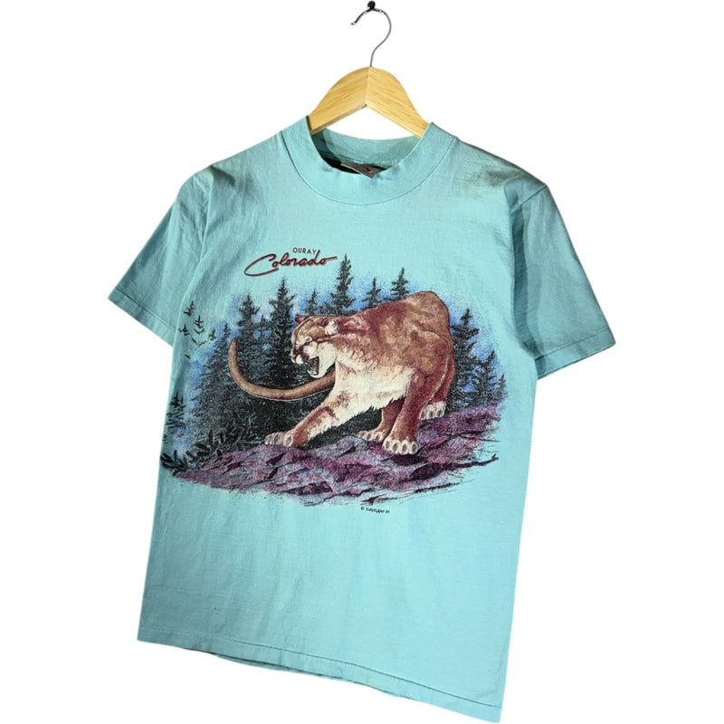Vintage Mountain Lion Graphic T-Shirt