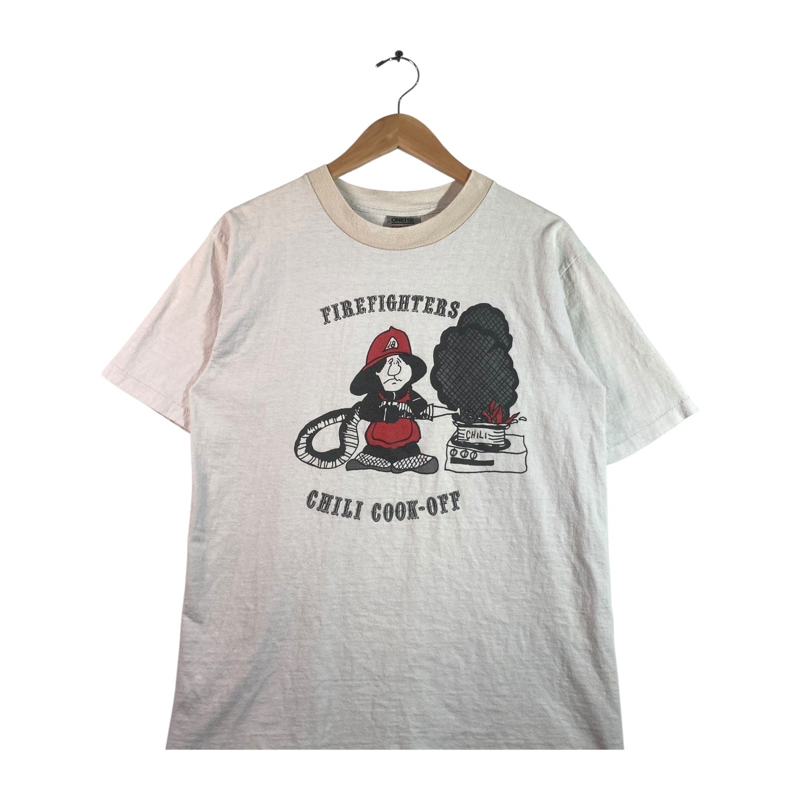 Vintage Firefighters Chili Cook-Off T-Shirt