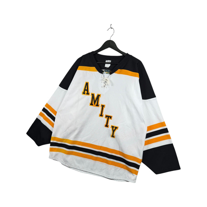 Vintage Amity Hockey CSEJKA Lace Up Jersey