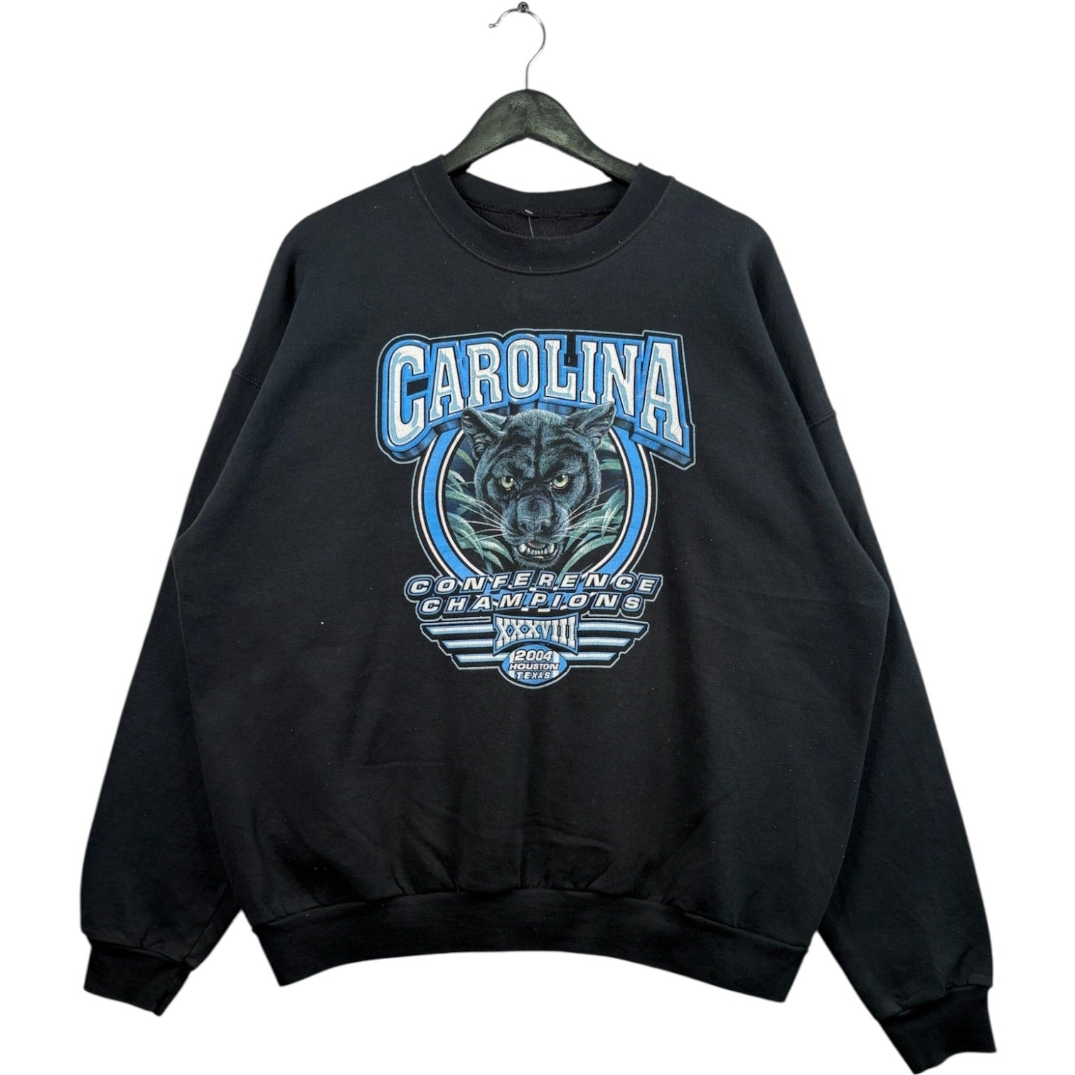 Vintage University Carolina Panthers Crewneck