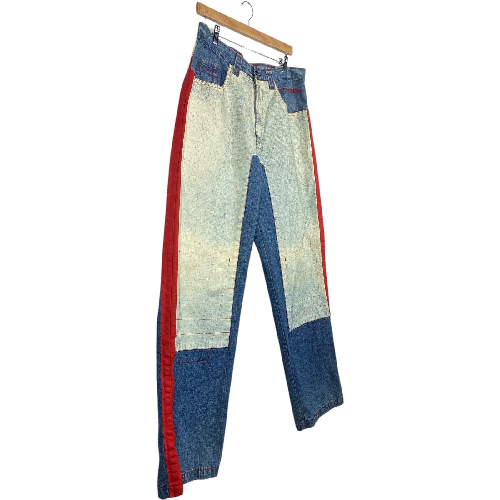 Vintage Don Patchwork Denim Jeans 34