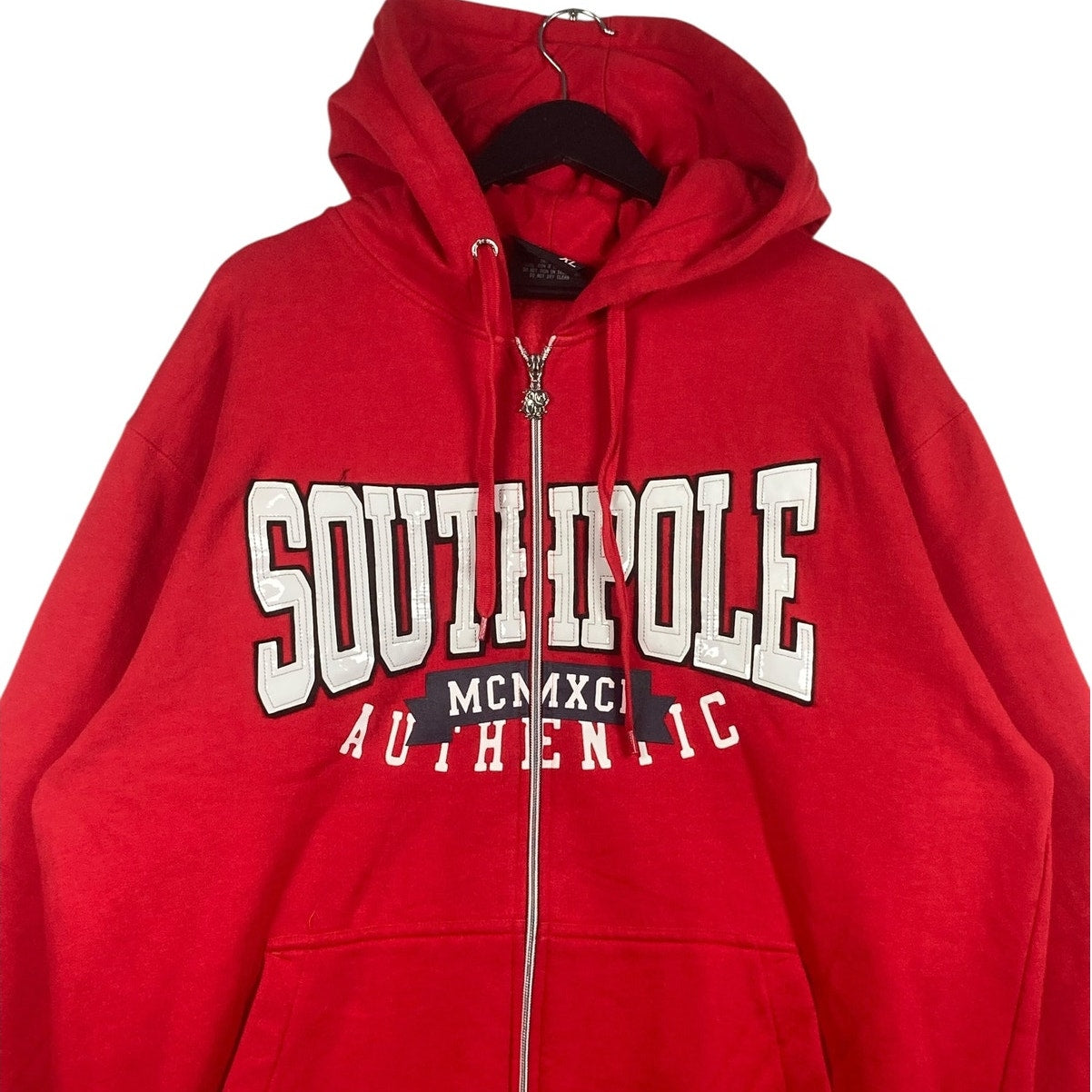 Vintage Southpole Spellout Full Zip Hoodie