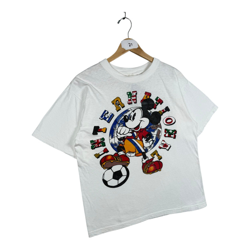 Vintage Disney Mickey Mouse Soccer T-Shirt