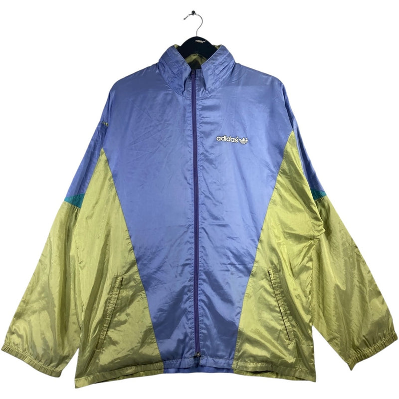 Vintage Adidas Color Block Full Zip Windbreaker Jacket