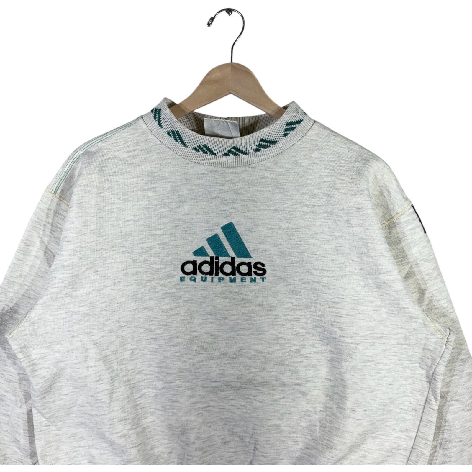 Vintage Youth Adidas Logo Crewneck
