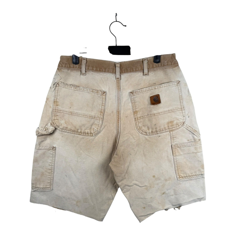 Vintage Carhartt Distressed Tattered Cargo Shorts 32