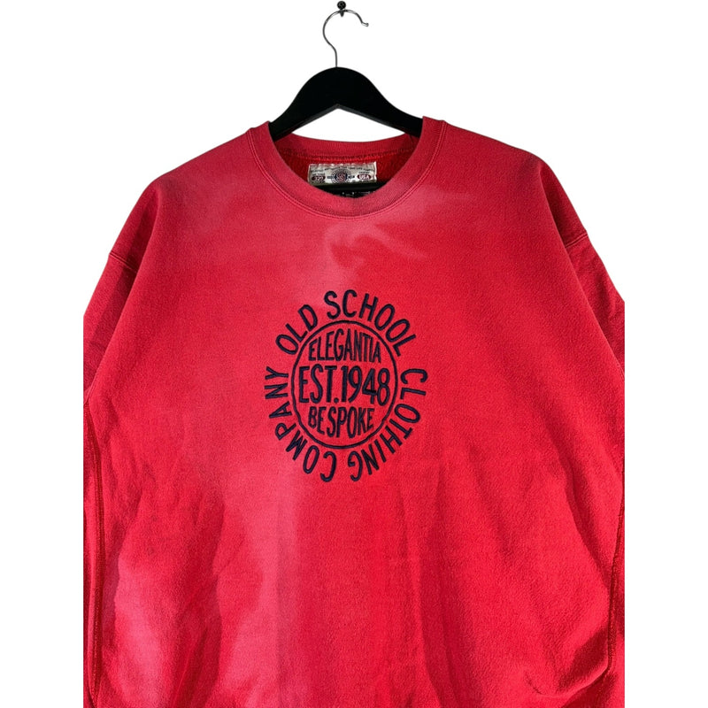 Vintage Old School Clothing Company Logo Crewneck