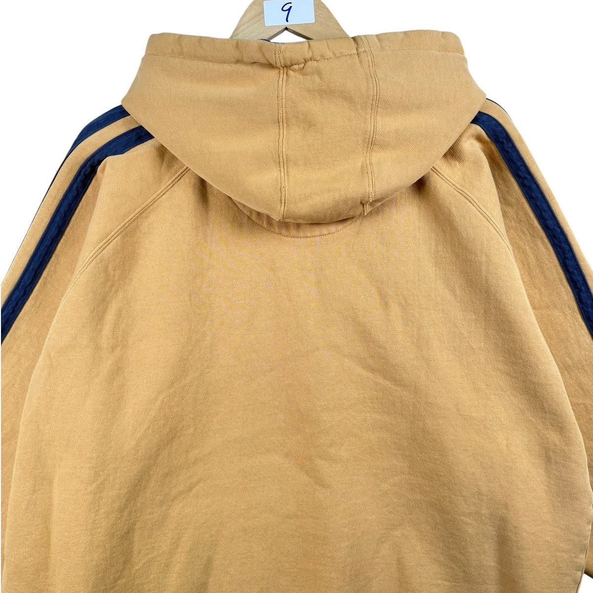 Vintage Kani 23 Embroidered Sleeve Stripes Pullover Hoodie