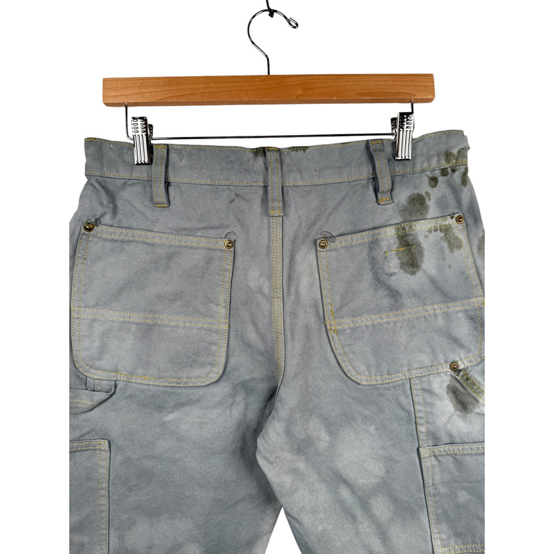 Vintage Carhartt Utility Cargo Denim Shorts 32