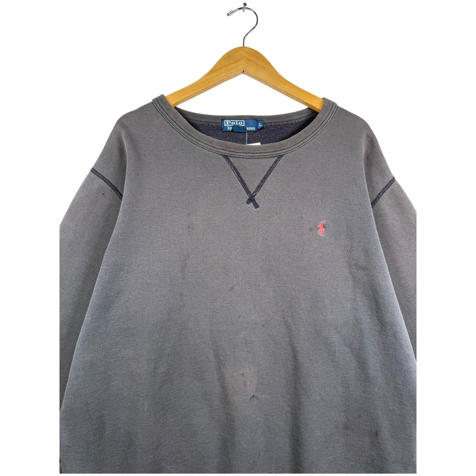 Vintage Polo Ralph Lauren Red Pony Pullover Sweater
