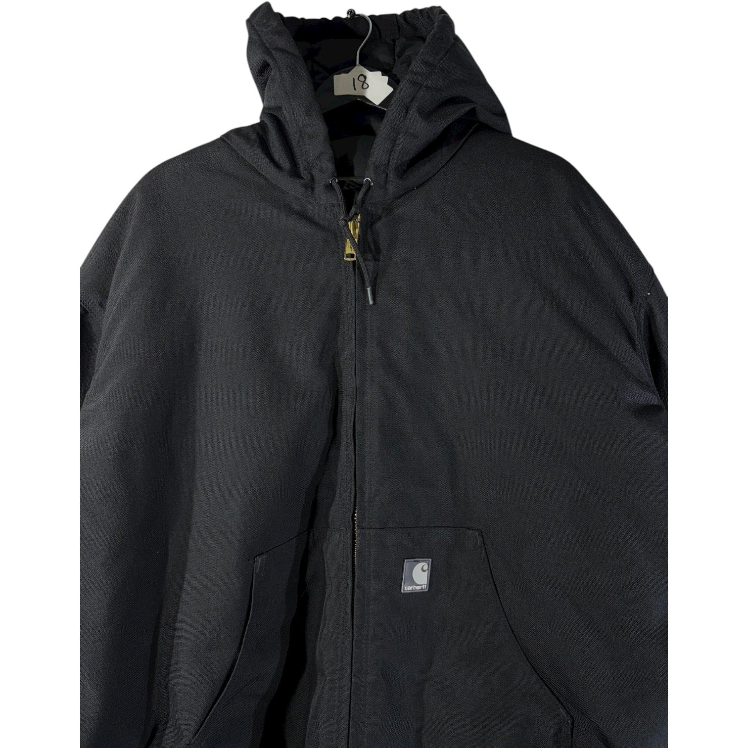 Vintage Carhartt Full Zip Hooded Workwear Jacket