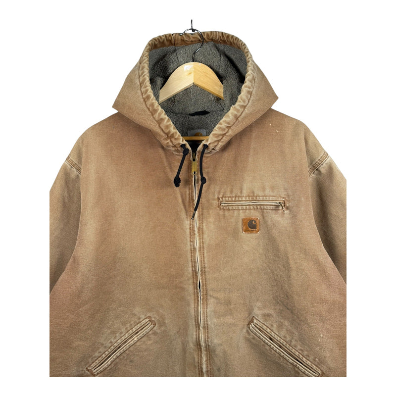 Vintage Carhartt Sherpa-Lined Full Zip Hoodie