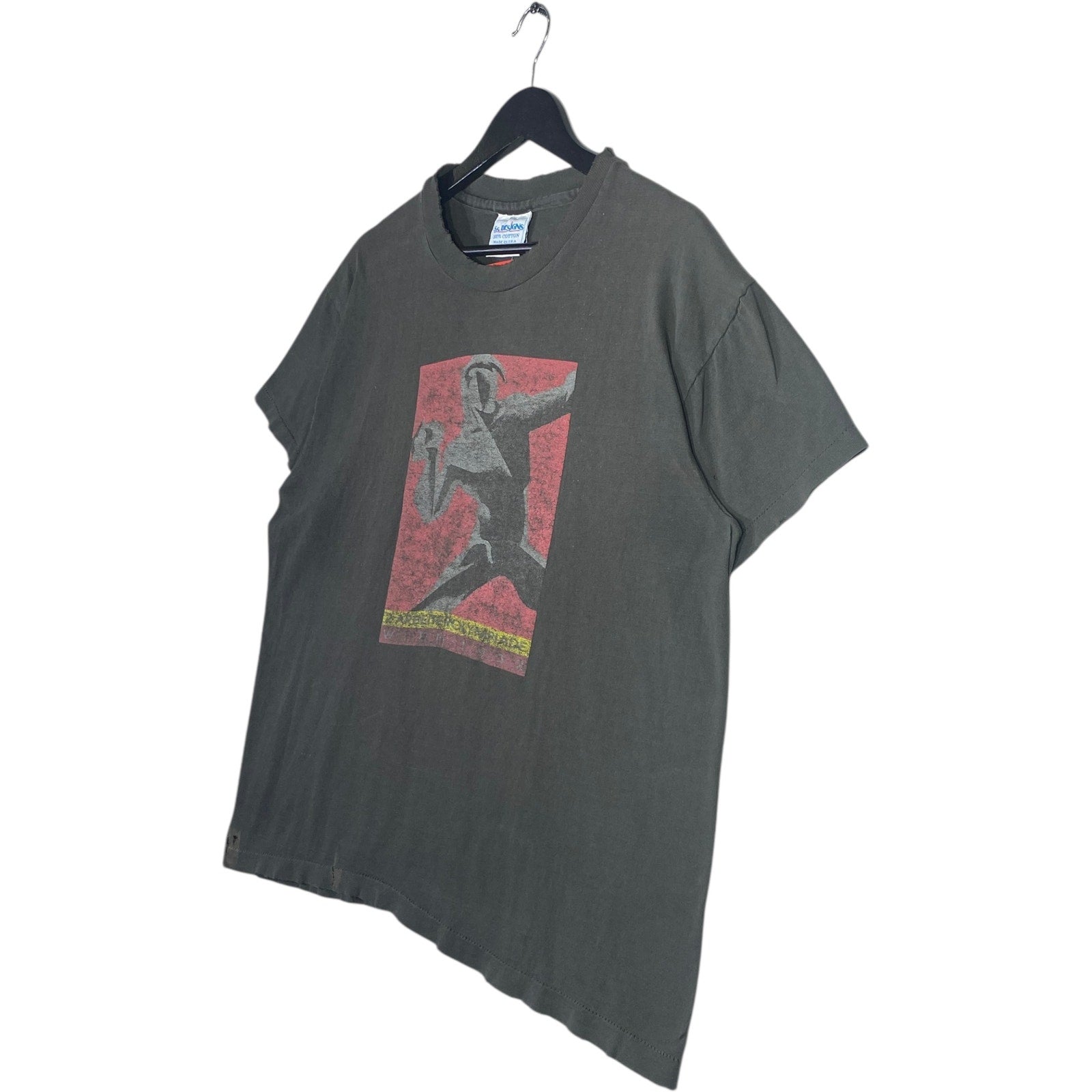 Vintage Graphic Print Cotton T-Shirt