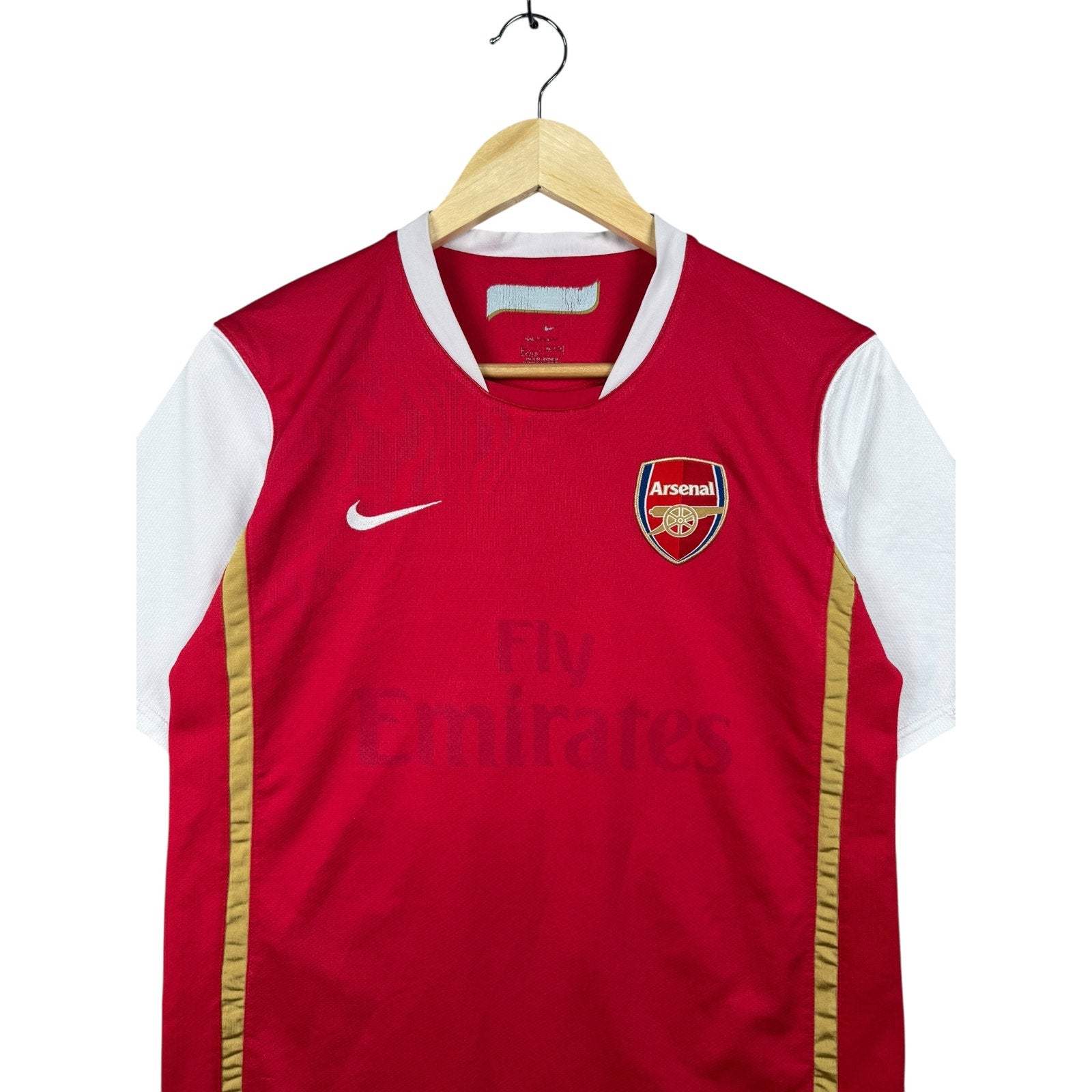 Vintage Nike Arsenal Fly Emirates Soccer Jersey