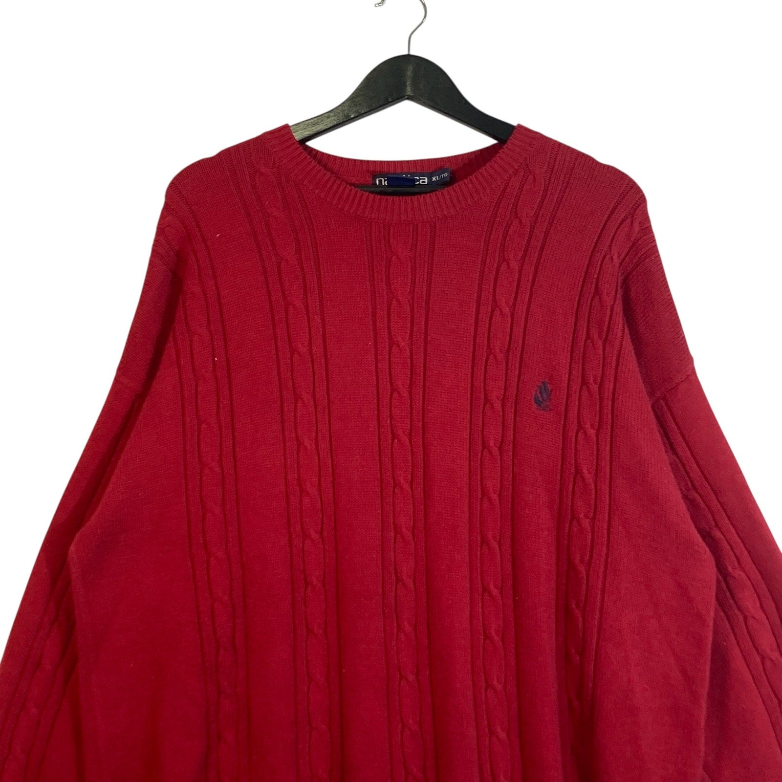 Vintage Nautica Mini Logo Fishermans Sweater
