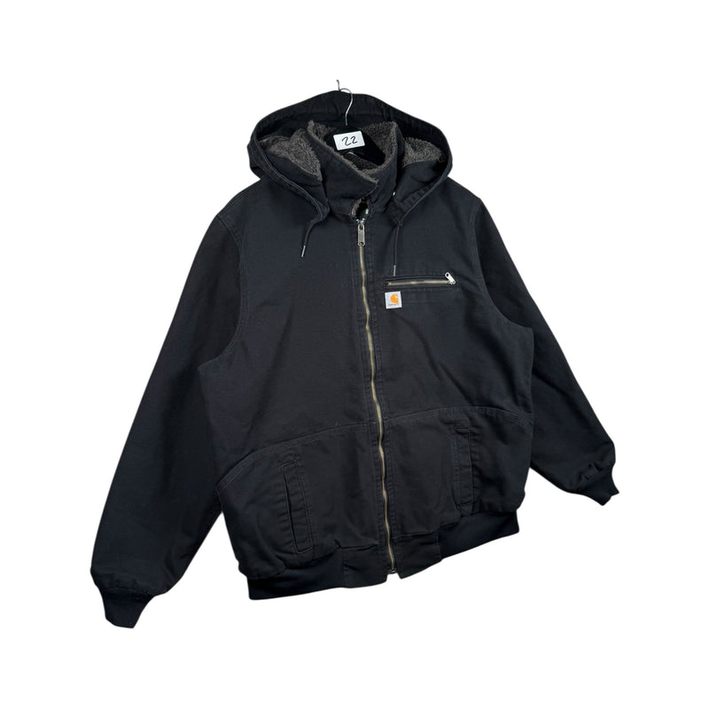 Vintage Carhartt Sherpa-Lined Full Zip Hoodie