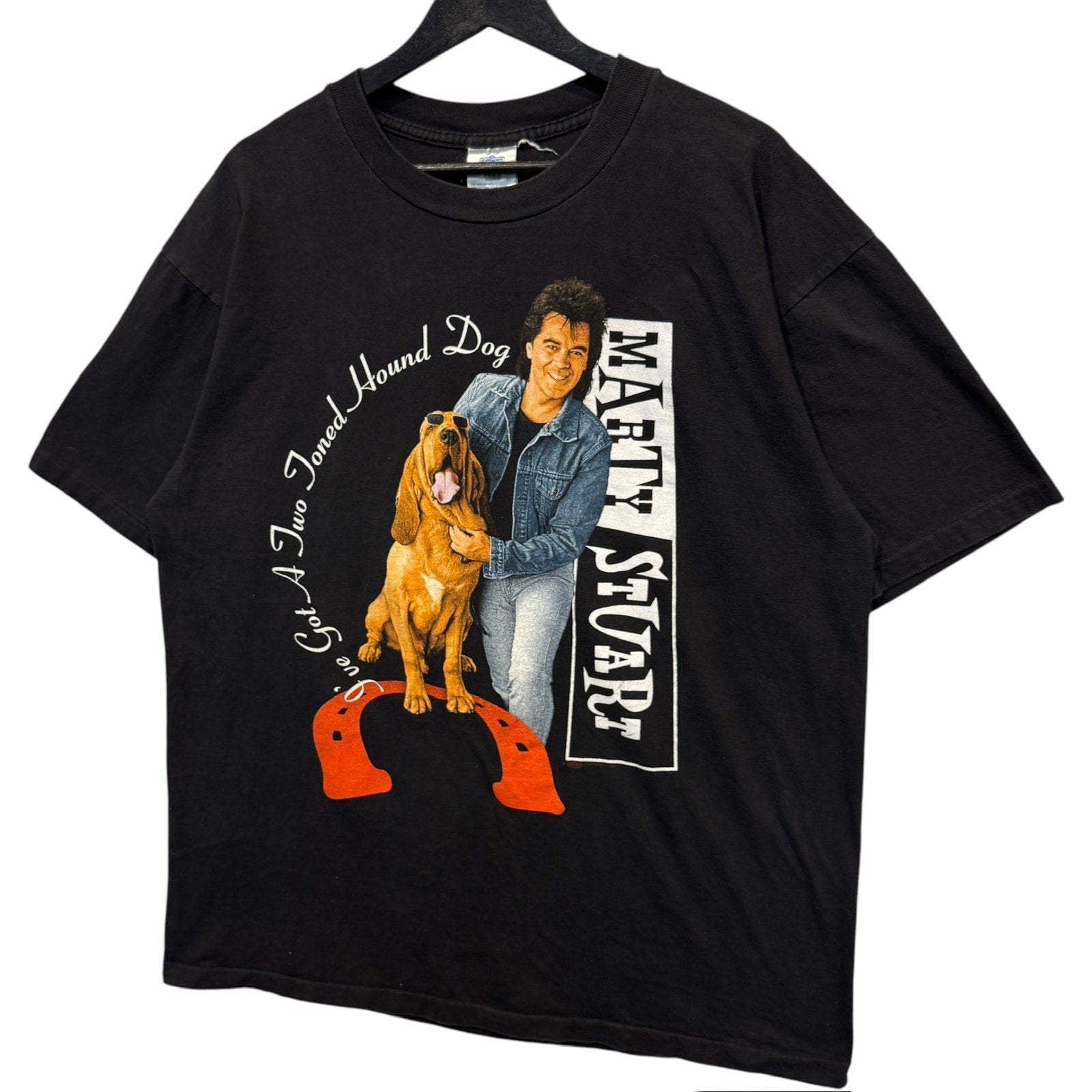 Vintage Marty Stuart I've Got a Two Toned Hound Dog Tee