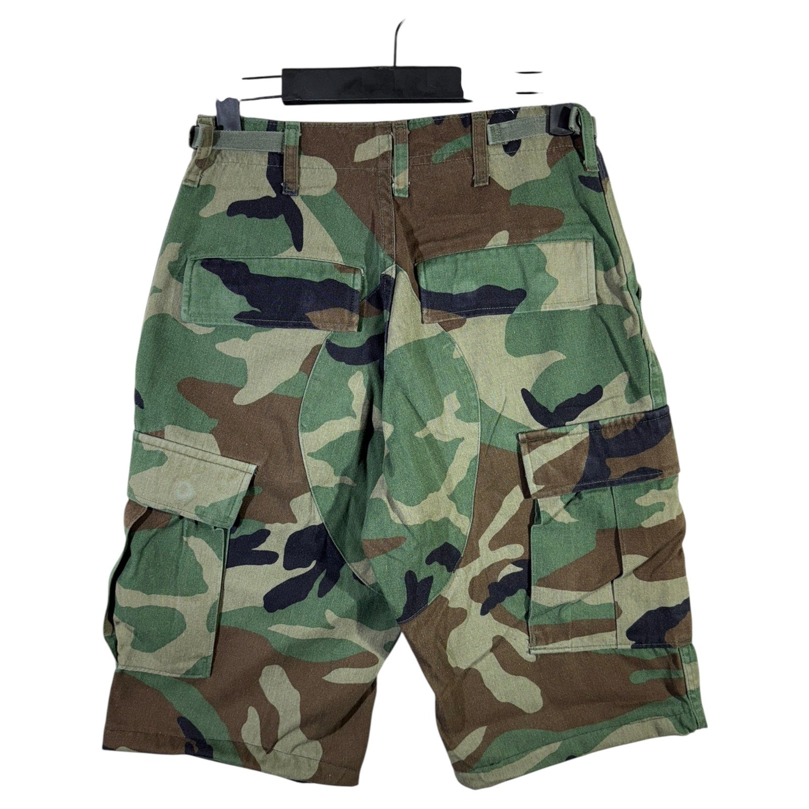 Vintage Cargo Camouflage Utility Shorts