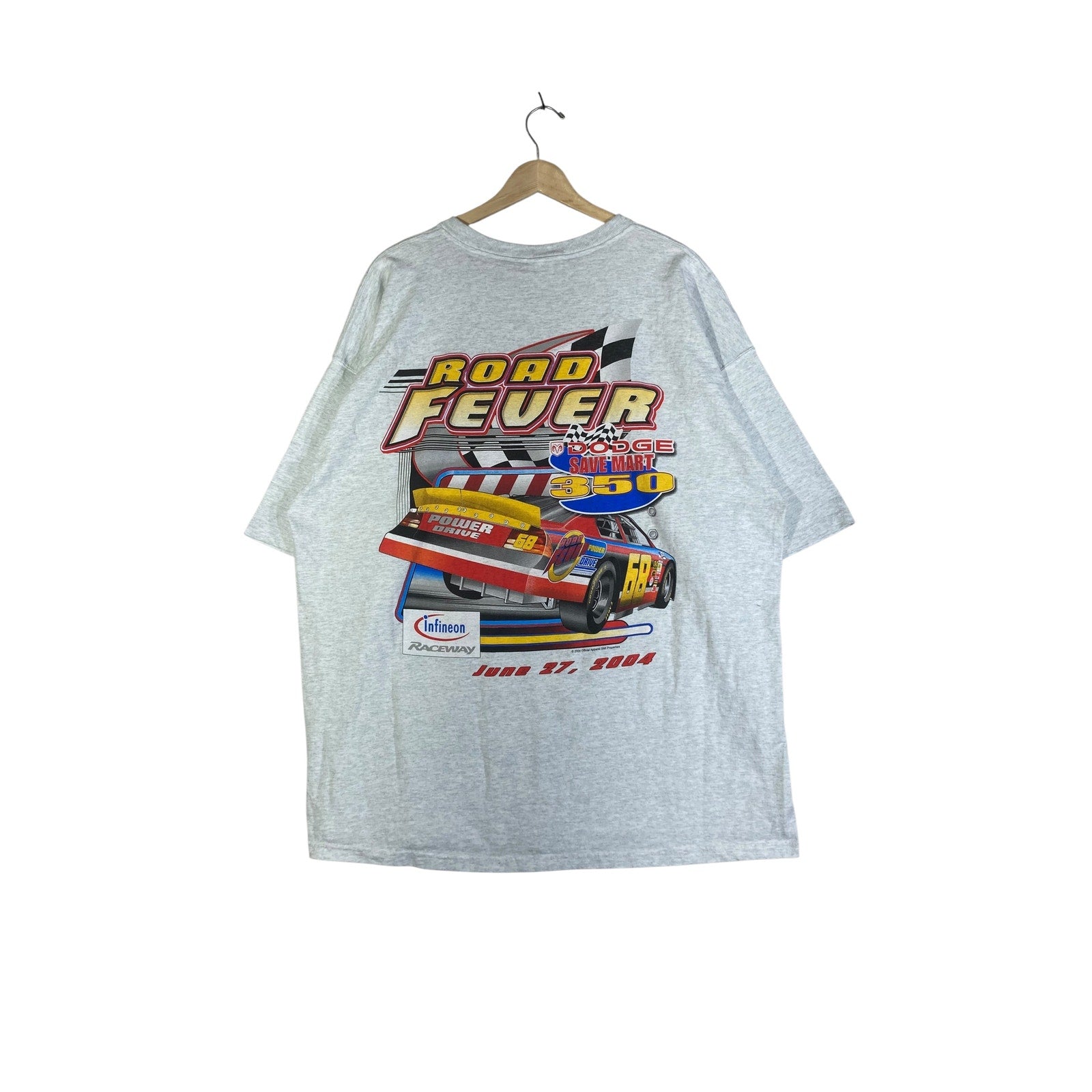 Vintage Sonoma Dodge Save Mart 350 Racing T-Shirt 2004