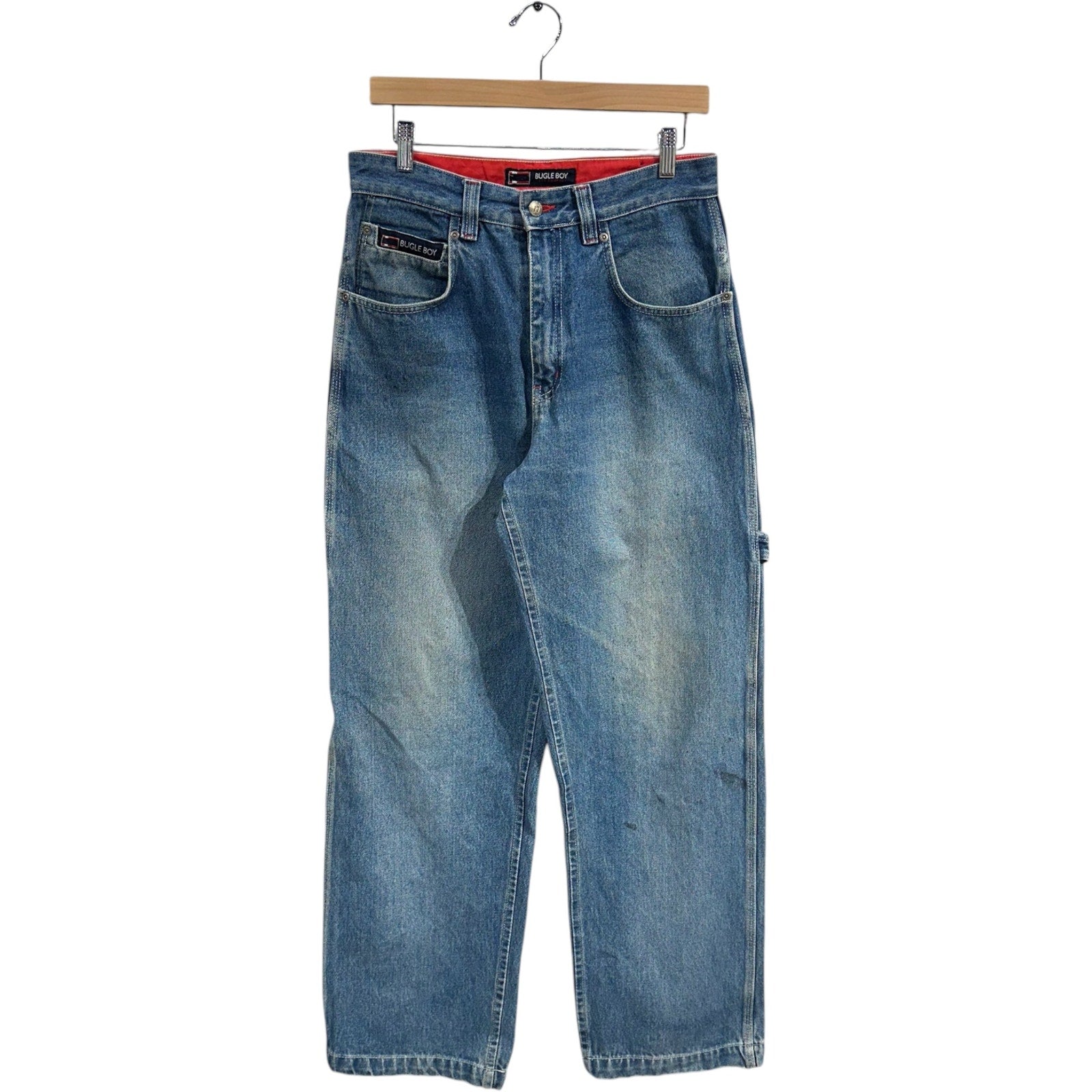 Vintage Bugle Boy Denim Carpenter Pants 30 x 32