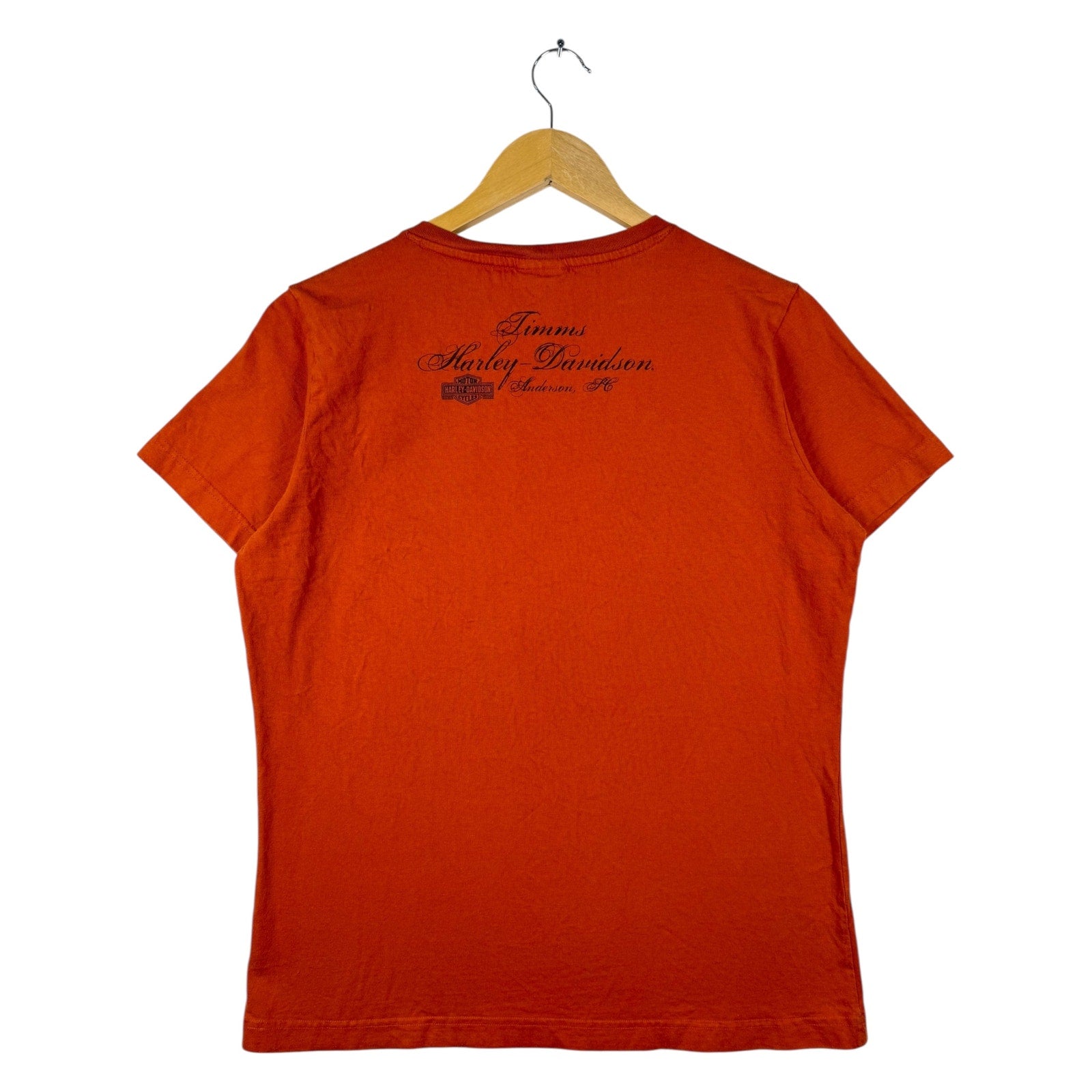 Vintage Harley Davidson Rose Vine Studded Short Sleeve Tee