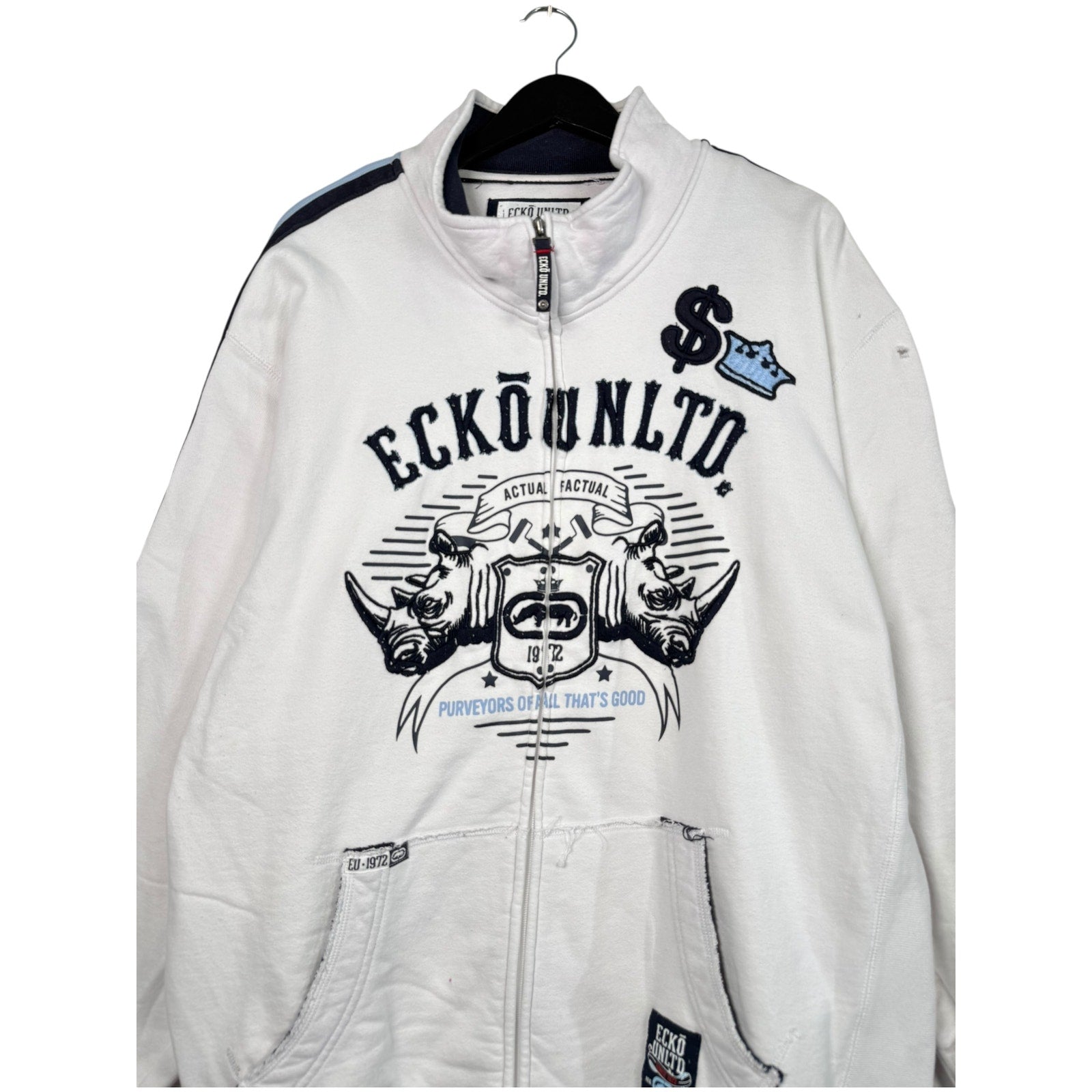 Vintage Ecko Unltd. Chest Logo Full Zip Light Jacket