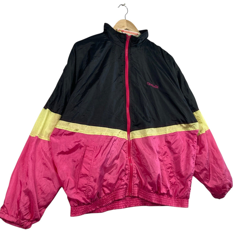 Vintage Reebok Back Logo Full Zip Light Jacket
