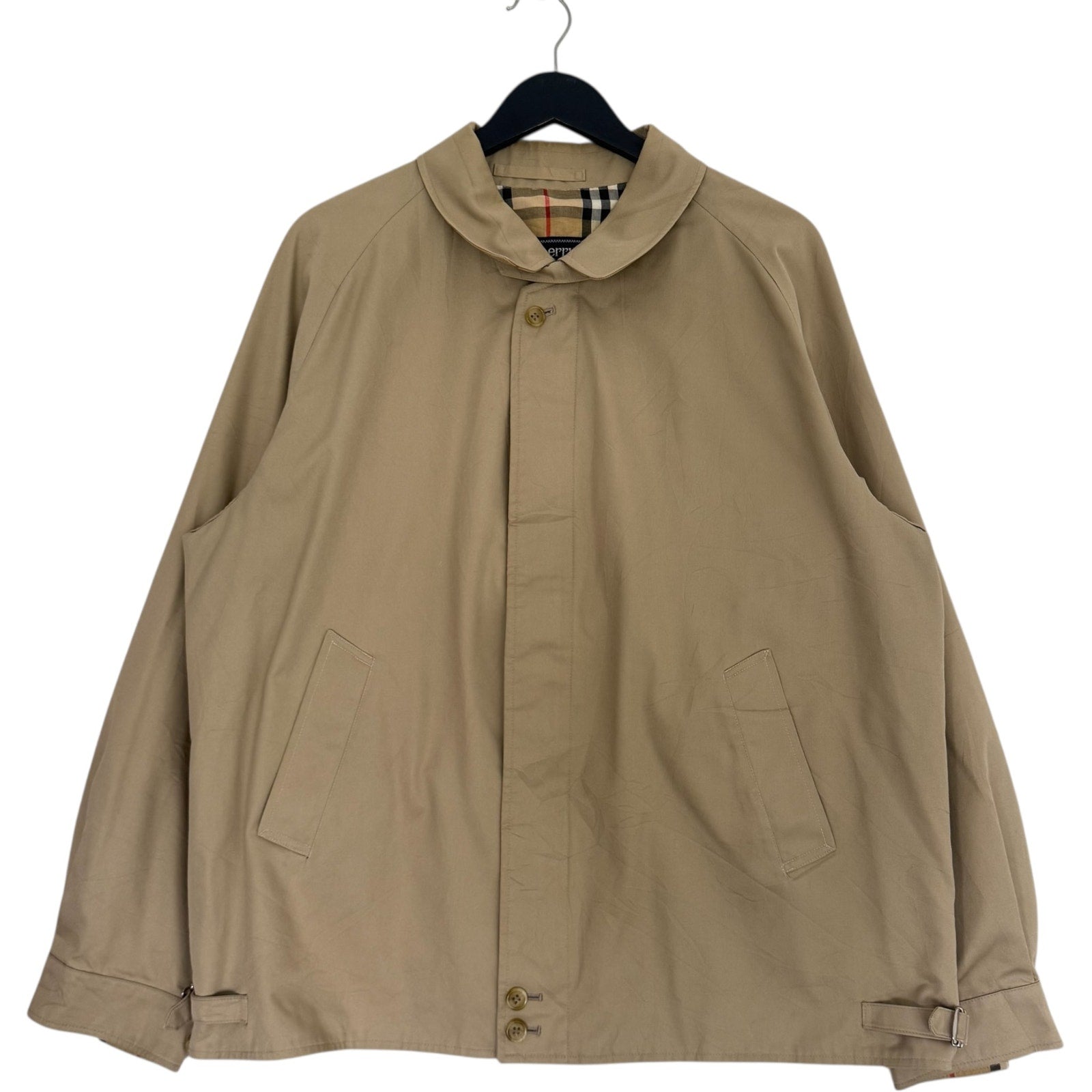 Vintage Burberry Plaid Lining Light Jacket