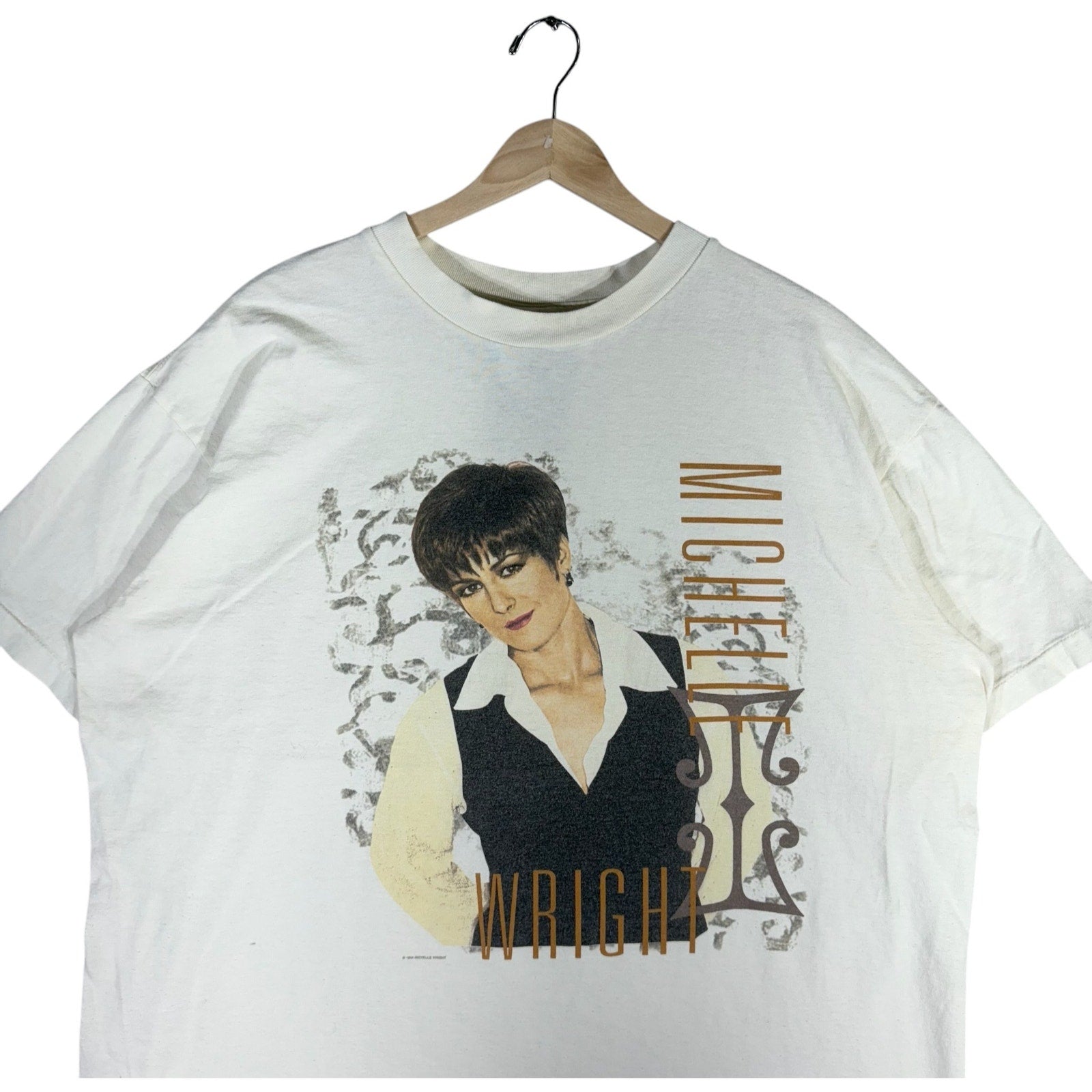 Vintage Michel Wright The Reasons Why Tour Tee 90s