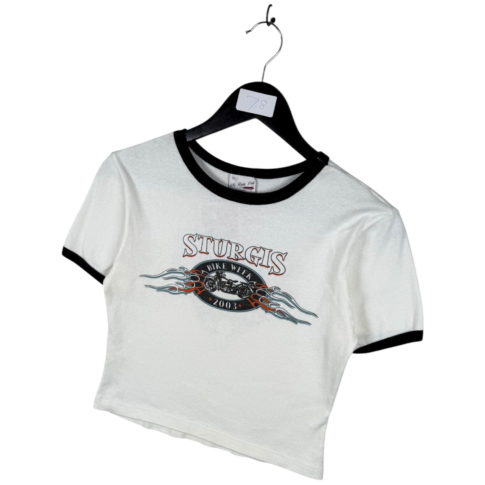 Vintage Sturgis Bike Week 2003 Ringer Women's T-Shirt