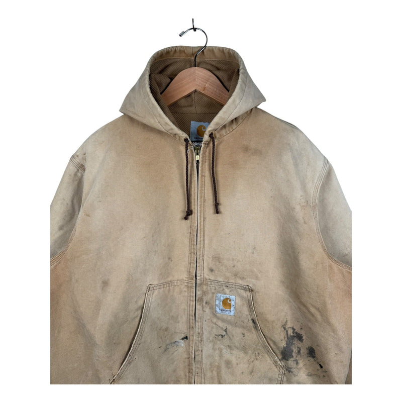 Vintage Carhartt Thermal Lined Full Zip Hoodie