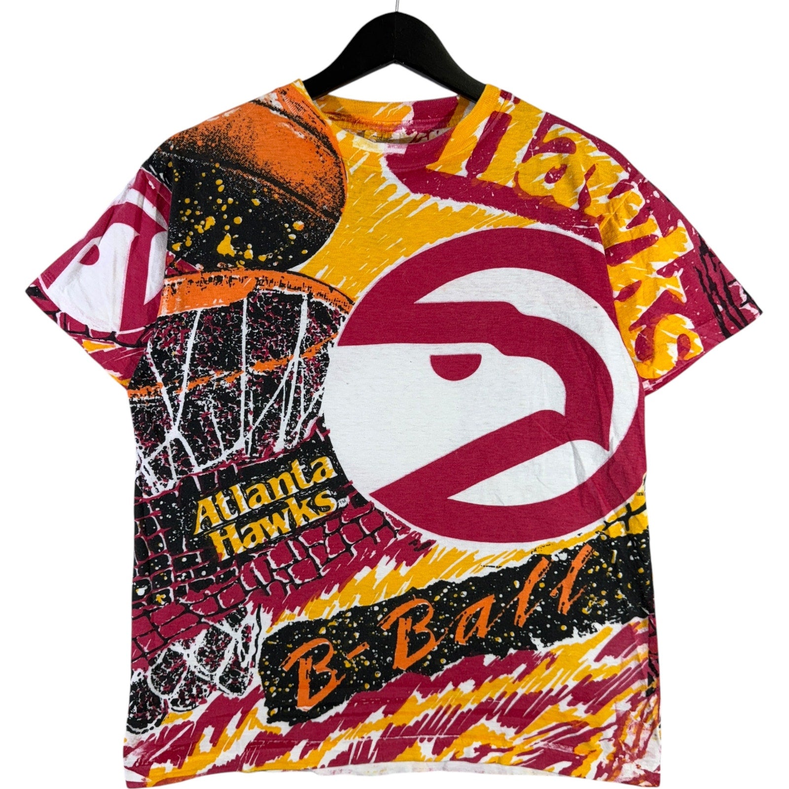 Vintage Atlanta Hawks "B-Ball" NBA AOP Tee