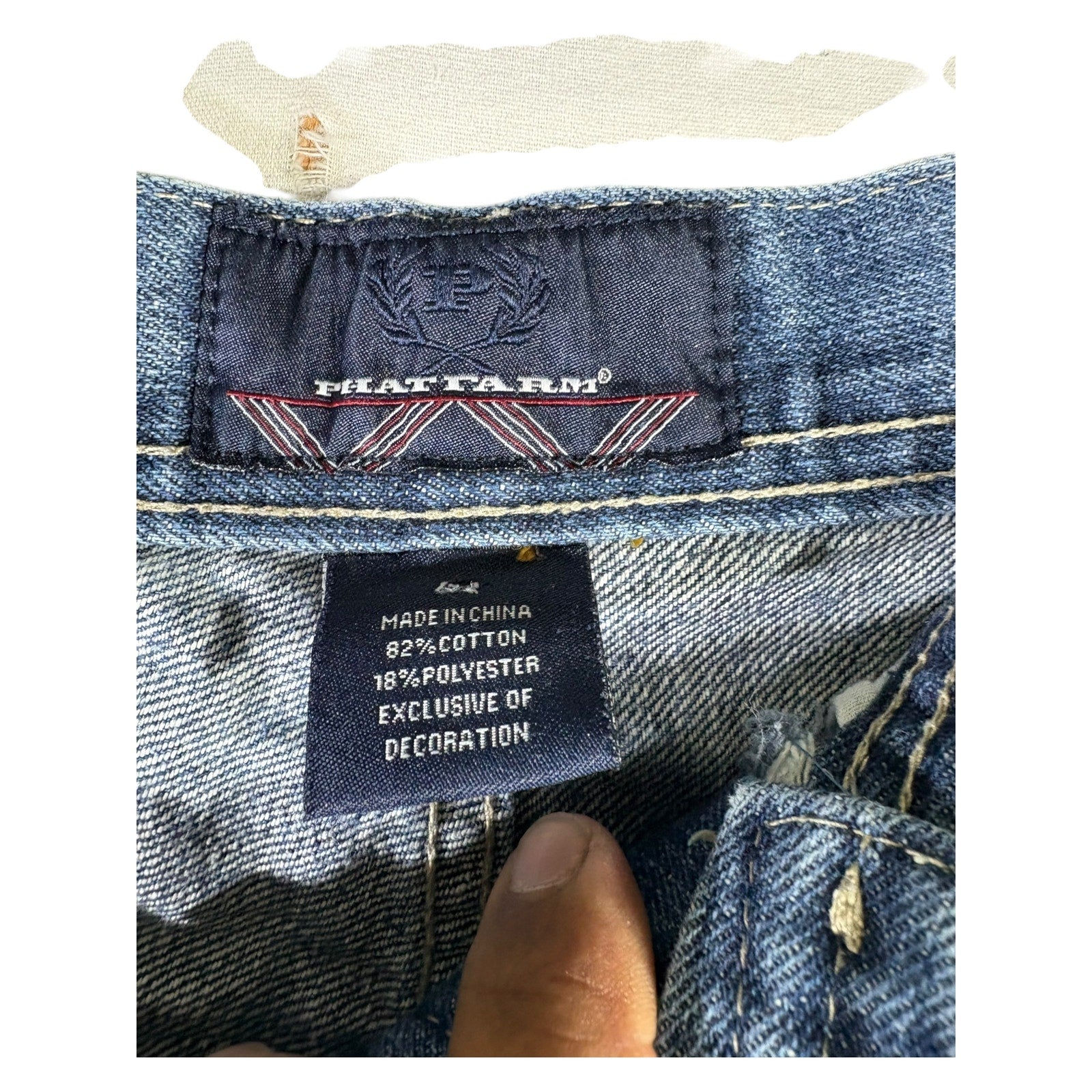 Y2K Phat Farm Denim Shorts 34x13