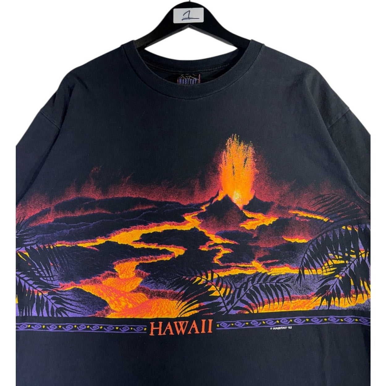 Vintage Hawaii Volcano Lava Graphic T-Shirt